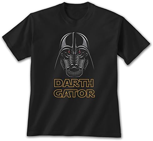 Darth Gator Medium Black T-Shirt Alligator Star Wars Dark Side Swamp Cute Tee