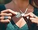 Womens Golf Ball Marker Necklace with Magnetic Pendant - Premium Golf Gifts for Women by Girls Golf Bling