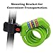 IDEALUX Bike Lock Cable, 4-Feet Bicycle Master Cable Lock with 5-Digit Combination Lightweight Bike Chain Lock – Greenthumb 4