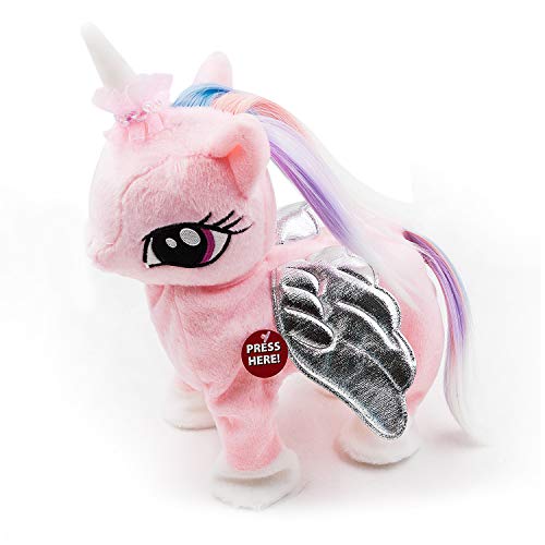 walking dancing & singing interactive unicorn toy