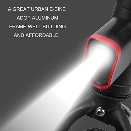 OUTAD Folding E-Bike with 36V 6AH Lithium-Ion Battery, 12 inch Wheels and 250W Hub Motor | Lightweight and Aluminum Electric Bicycle | Reach 18.6 mph, 264 lbs Max Load