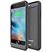 iPhone 6S Plus Battery Case - iPhone 6 Plus Battery Case, Trianium Atomic S iPhone 6/6s Plus Portable Charger Charging Case (5.5)[Black] - 4000mAh Battery Power Bank [MFI Apple Certified]