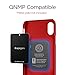 Spigen Thin Fit Designed for Apple iPhone Xs Case (2018) / Designed for Apple iPhone X Case (2017) - Metallic Red