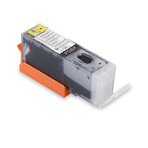 Aomya 5 Pack PGI-250 CLI-251 Refillable Ink Cartridge Full Ink with Auto Reset Chip Replacement for Canon Pixma IP8720 iX6820 MG7520 MG5500 MX922 MX920(1 PGBK, 1 Black, 1 Cyan, 1 Magenta, 1 Yellow) - Thumbnail 2