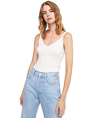 Women's Lace Strap T-Shirt