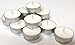 Waxations Unscented Tealight Candles (Set of 125), White