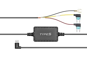 TYPE S TOURING ITEMS Type S USB-C Hardwiring Kit for Dash Cam - Compatible with S402, S402 Pro, S403, T200, T400 & Costco Models T401, T402 - Enable Parking Mode with Low Voltage Protection