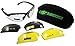SSP Eyewear Top Focal Tactical Safety Glasses Kit with Assorted Interchangeable 1.00 Bifocal Lenses, TF 1.00 AST KIT (TF 100 AST KIT)