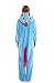 Grilong Unisex Adult Animals Pajamas Onesie Cosplay Costume Cute Sleepwear, Small1_blue Unicorn