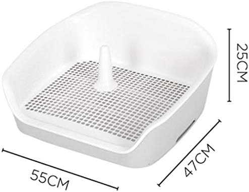 Llsdls Pet Dog Toilet Pull On The Potty Automatic Male Dog Urinal Large Flushing Supplies Artifact (Color : Gray)