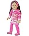 Sophia's 4 Doll Outfits & 3 Pr. of Shoes Complete Doll Clothes for American Dolls, Set of 18 Inch Doll Winter Wear Or Spring, Pink Dress, Purse, Hair Piece, 14 Piece Set