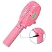 Topwell Handfan Rechargeable Fans Portable Handheld Mini Fan Battery Operated Cooling Fan Electric Personal Fans Foldable Fans with 18650 Battery for Home and Travel (Pink)