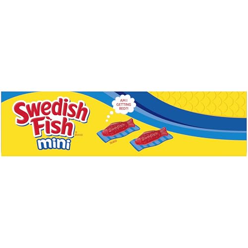 SWEDISH FISH MINI SOFT & CHEWY CANDY, BULK CANDY, MOTHER’S DAY, 24 – 2 OZ BAGS
