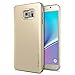 Ringke Slim Compatible with Galaxy Note 5 Case Extreme Lightweight & Thin Cover Snug-Fit Side to Side Edge Coverage Superior Coating for Note5- Royal Gold