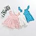 OCEAN-STORE Romper Dress Girl Toddler Kid Baby Sleeveless Solid Flower Princess Clothingthumb 2