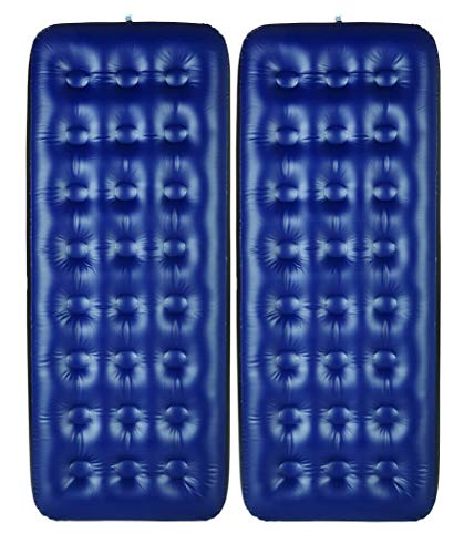 Outbound Twin Air Mattress | Portable Air-Bed Single Size | Inflatable Mattress Blow Up Bed for Camping | Repair Patch, (Twin, 2 Pack)