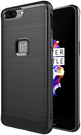 Oneplus 5 Case (Black),Ultra Slim Thin Premium Flexible Shock Absorption Soft Case for Oneplus 5 (2017)