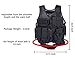 REEHUT Breathable Tactical Vest with Numerous Pouches - Combat Training Vest Adjustable for Adults Suitable for Special Mission, Combat Training, Field Operations and Military Fans