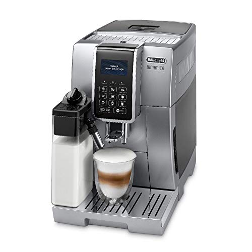 De'Longhi Dinamica ECAM 350.75.S Kaffeevollautomat mit LatteCrema Milchsystem, Cappuccino und Espresso und auf…