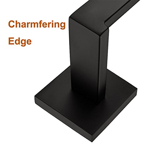 Nolimas Classic Paper Roll Holder Matte Black Wall Mounted SUS 304 Stainless Steel Bathroom Rust Proof Toilet Tissue Holder