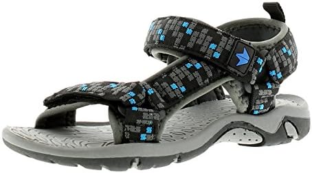 Wynsors Jess Boys Kids Sandals Grey - Grey - UK Sizes -