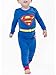 Intimo Boys' Toddler Superman Pajama Set, Blue, 3T