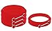 YumYum Utensils Silicone Egg Rings Non Stick. Red 4-pk