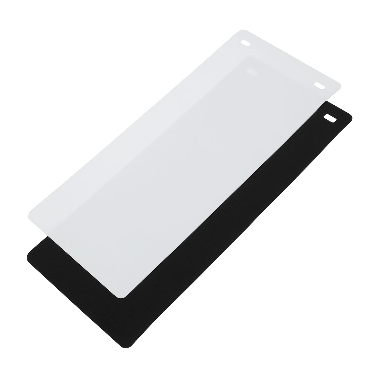 YOKIVE 2Pcs EVA Backdrop, Non-reflective Photo Background | for Light Box Small Products Photography Studio (White/Black, 33x16")