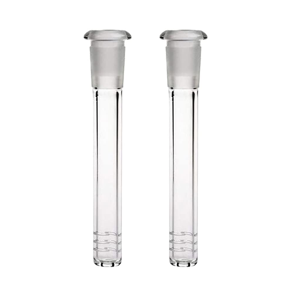 HEALLILY 2pcs Transparent Clear Glass Tube Adapter Scientific Tube Adapter Lab Instruments for