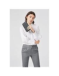 BOSTANTEN - Cartera de piel para mujer con tarjetero y monedero