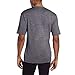 100% Merino Wool Men's Lightweight T-Shirt - Crew Neck Short Sleeve Shirt - Charcoal Gray - X-Large