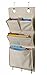 Over the Door Magazine Storage Pockets Hooks Books Organizational Back to School Office Home, 14'W x32"H