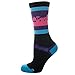 Strideline Athletic Socks Puerto Rico Purple/Pink on Black 3500111 Strapped Men