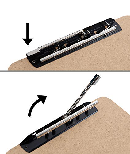 Ledger Clipboards (3pc) by Office Solutions Direct! ECO Friendly Hardboard, XL Clipboard 19.5"x11.6" with Lever Hinge Clip,Horizontal or Vertical for Legal Size Paper, Great Drafting Drawing Board - Thumbnail 4