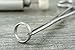 SE 6.25-Inch Stainless Steel Straight Forceps - Self-Locking, Serrated Tip for Precision Grip and Clamping - Perfect for Crafting, Fishing Tasks, Jewelry Making, and More! -660FS