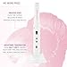 Lunata Hair Straightener - Cordless Titanium Luxury Hair Straightener - Styles And Curls Hair With High Heat - Battery-Operated Travel Titanium Flat Iron - Elegant White And Rose Gold Hair Curler