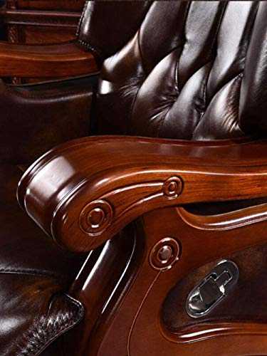 Home-Computer-Chair-Massage-Boss-Chair-Leather-Computer-Chair-Home-Executive-Chair-Business-145Reclining-Lifting-Massage-President-Office-Turn-Chair-Recliner-Adjustable-Seat-Height-360-Degr-Imp