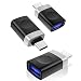 USB C Male to USB 3.0 Female Adapter (3 Pack),Thunderbolt 3 OTG Adapter for MacBook Pro,Air 2018,Chromebook,Pixelbook,Microsoft Surface Go,Pro 7 X,Laptop 3,Galaxy Note 9 S9 10 S10 S20 20 Ultra Plus primary
