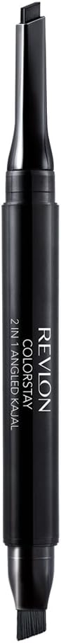 Revlon Colorstay 2 In 1 Angled Kajal Eyeliner, Onyx Waterproof, Smoky Eye Brush
