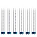 Hyperikon T8 4ft LED Hybrid Tube Light, Plug-and-Play, Instant Fit, Ballast Compatible or Single-End Powered Ballast Bypass, Fluorescent Replacement, 18W, Glass, 4000k, Clear - 6 Pack