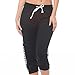 Coco-Limon Women Capri Joggers - French Terry, Double Side Love Print