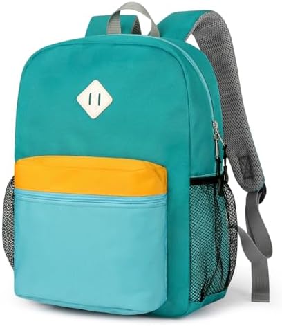 Amazon.com | HawLander Little Kids Backpack for Boys or Girls, Toddler  School Bag Fits 3 to 6 years old, D Green Blue, 15 Inch | Kids' Backpacks