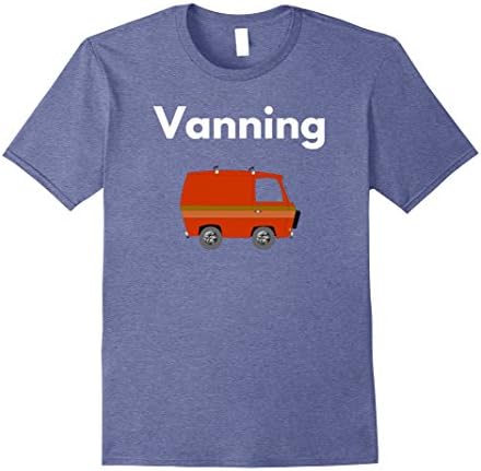 Mens Vanning Van T-shirts 2XL Heather Blue