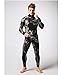 Mounchain Wetsuit Mens 3mm Camo Wetsuits with Super-stretch Armpit for Diving Snorkeling Swimming Mimetic Spearfishing Freediving Full Suit