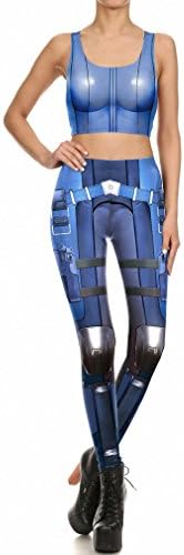 Women leggings Widowmaker Cosplay Super Leggins Printed Fitness Leggins Set KDK1668 pants M