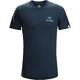Arcteryx Bird Emblem SS T Shirt - Men's Heathered Admiral XL