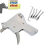 Stainless Steel Lock Pick Manual Unlock Gun Locksmith Tool Door Lock Opener Kit