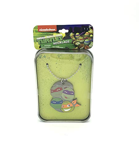 AHC Teenage Mutant Ninja Turtles Necklace and Reusable Tin