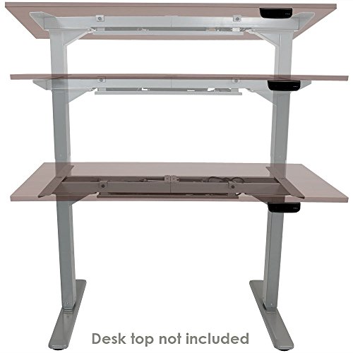 CASL Brands Height Adjustable Sit-Stand Electric Desk Frame with Touchscreen and Programmable Height Preset - Thumbnail 4