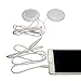 Mini Portable 3.5mm Pillow Dual Speakers with Extension Cord for MP3 MP4 CD iPod Phone